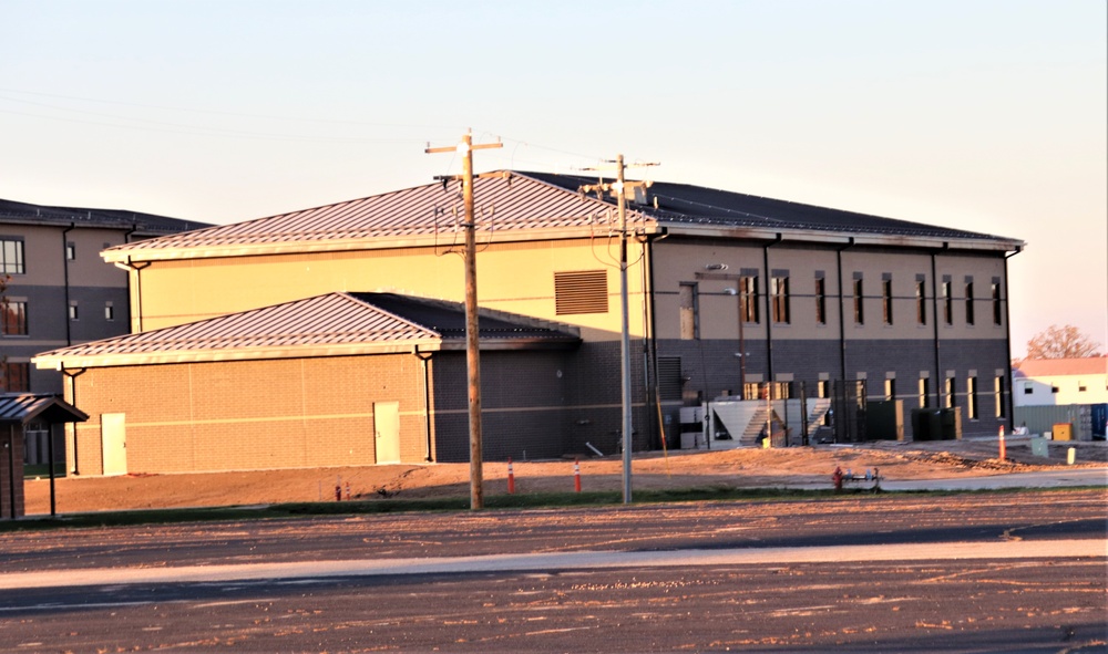 Fort McCoy’s brigade headquarters construction project now 90 percent complete just before Thanksgiving; work continues