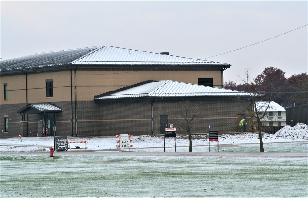 Fort McCoy’s brigade headquarters construction project now 90 percent complete just before Thanksgiving; work continues