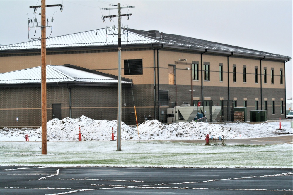 Fort McCoy’s brigade headquarters construction project now 90 percent complete just before Thanksgiving; work continues