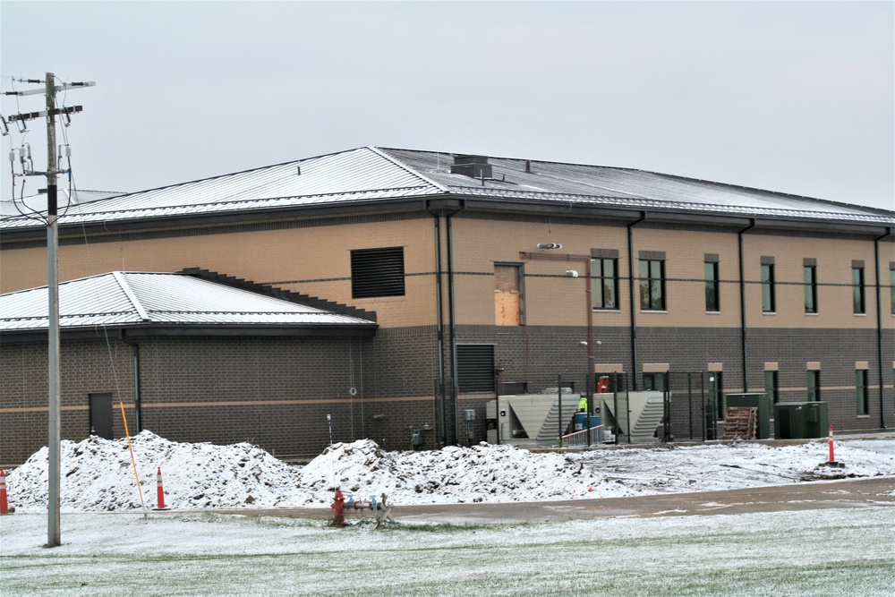 Fort McCoy’s brigade headquarters construction project now 90 percent complete just before Thanksgiving; work continues