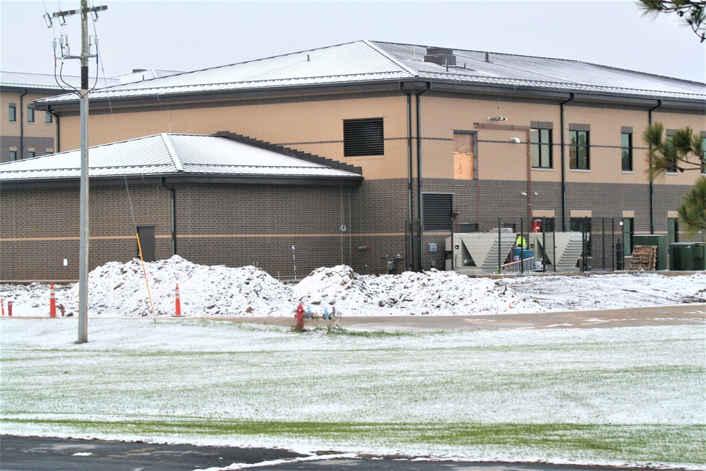 Fort McCoy’s brigade headquarters construction project now 90 percent complete just before Thanksgiving; work continues