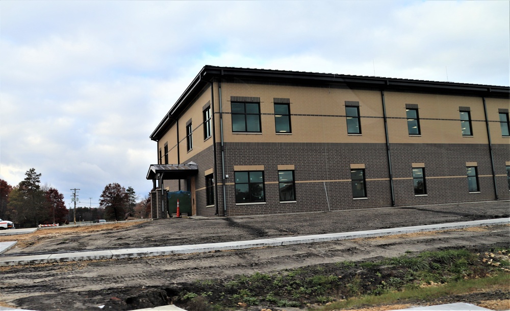 Fort McCoy’s brigade headquarters construction project now 90 percent complete just before Thanksgiving; work continues