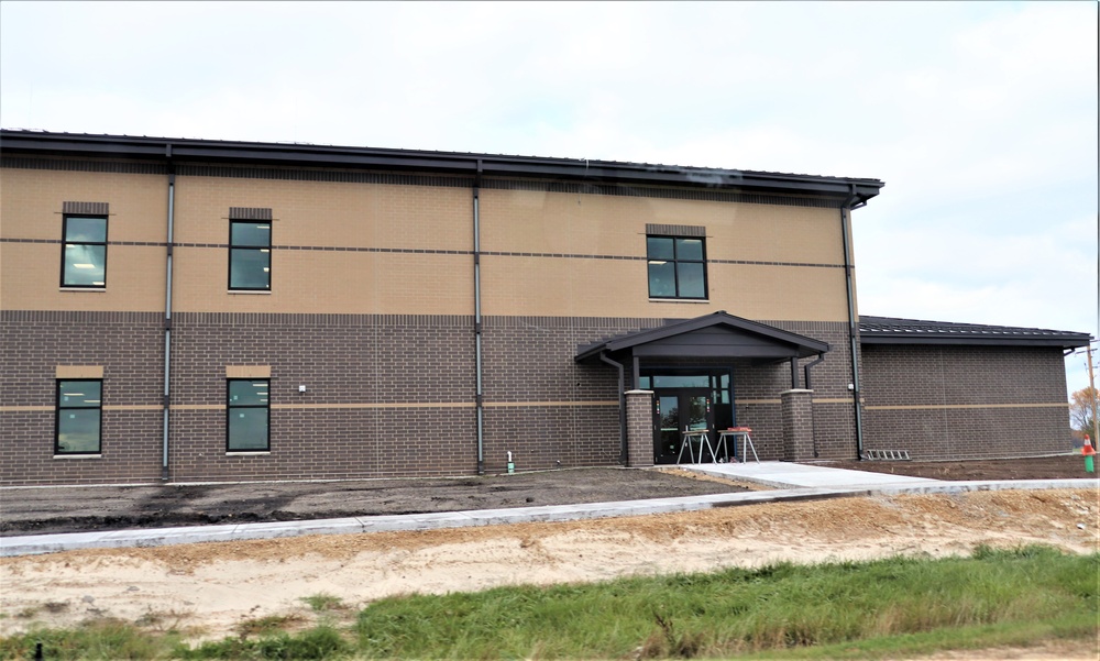 .Fort McCoy’s brigade headquarters construction project now 90 percent complete just before Thanksgiving; work continues