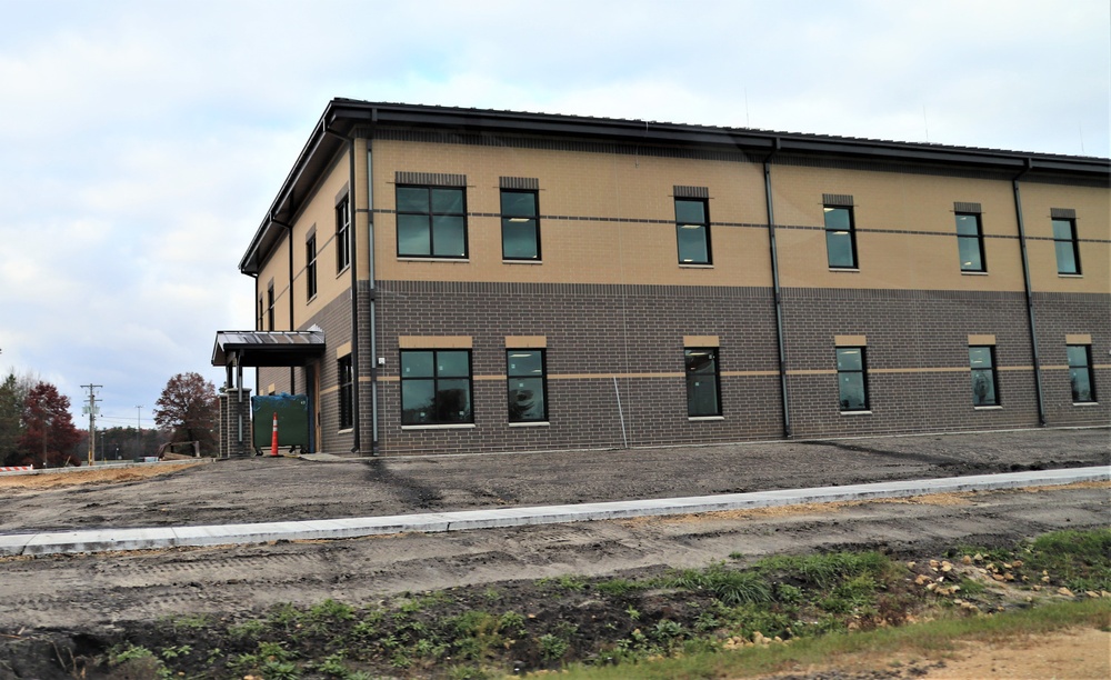 Fort McCoy’s brigade headquarters construction project now 90 percent complete just before Thanksgiving; work continues