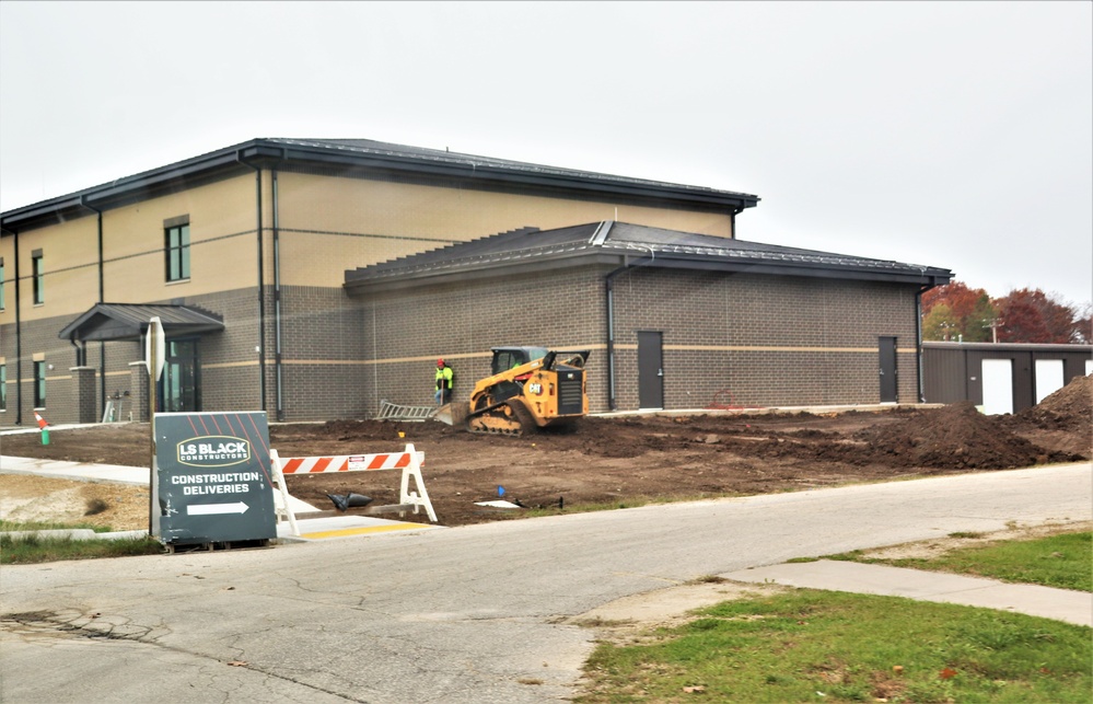 .Fort McCoy’s brigade headquarters construction project now 90 percent complete just before Thanksgiving; work continues