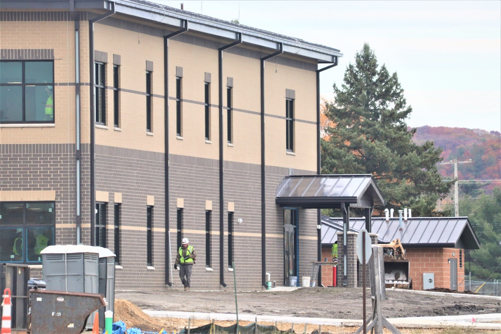 .Fort McCoy’s brigade headquarters construction project now 90 percent complete just before Thanksgiving; work continues