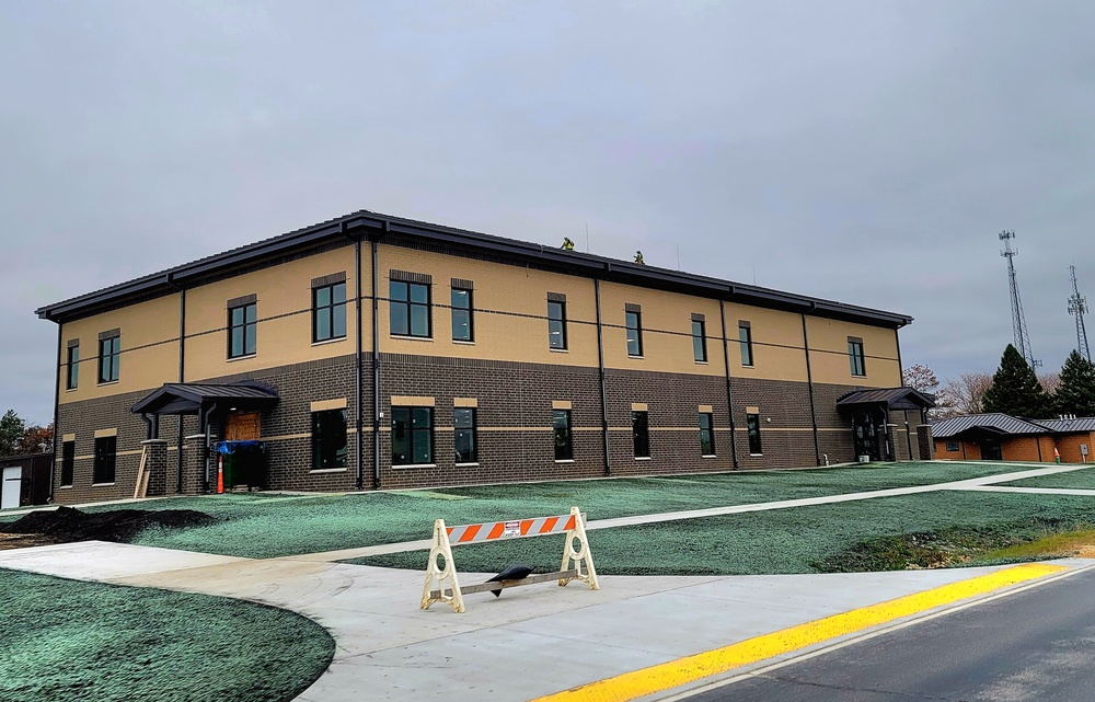 .Fort McCoy’s brigade headquarters construction project now 90 percent complete just before Thanksgiving; work continues