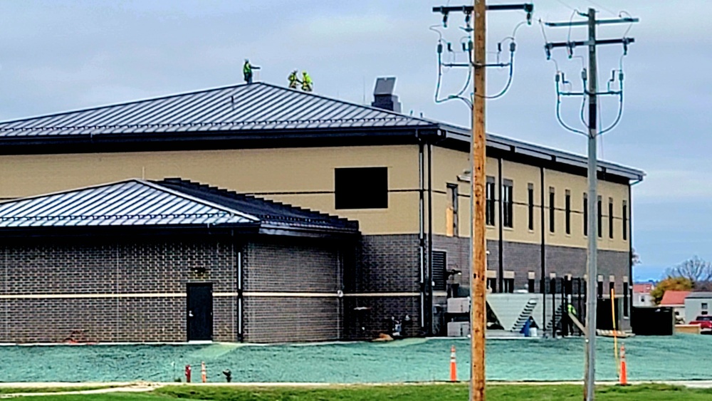 .Fort McCoy’s brigade headquarters construction project now 90 percent complete just before Thanksgiving; work continues