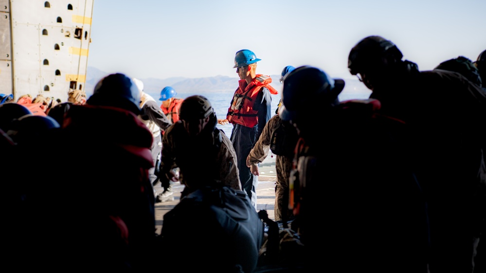 Amphibious Operations with 15th MEU aboard USS Somerset