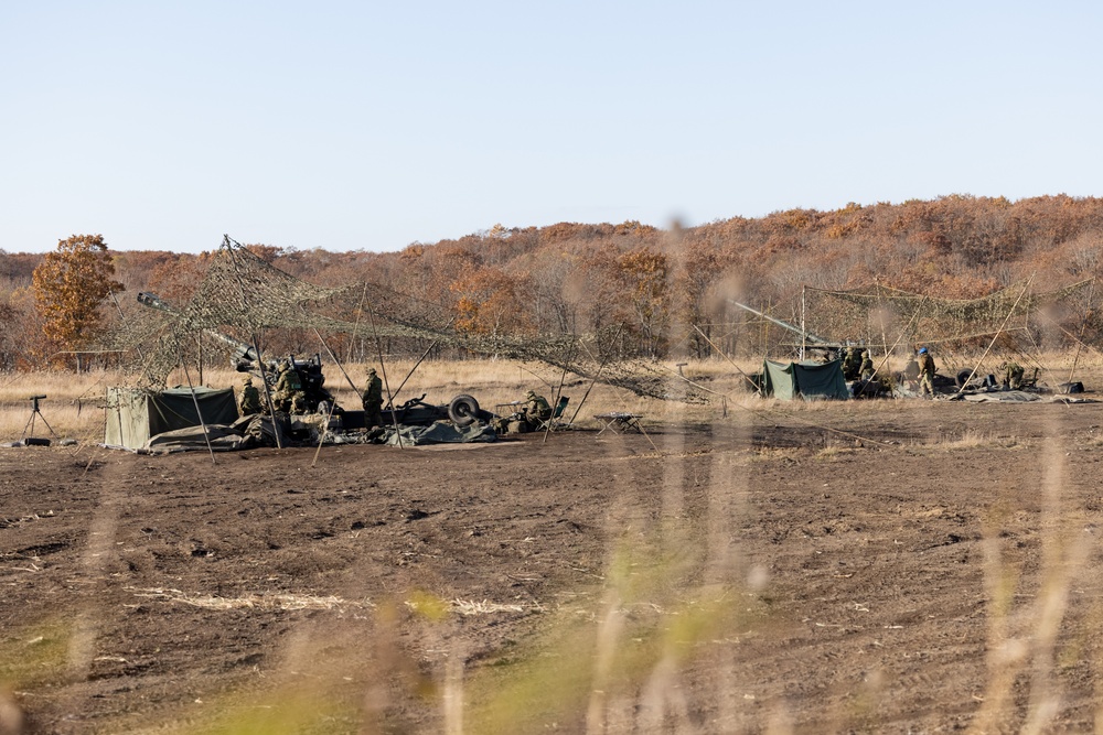 Resolute Dragon 23: JGSDF conduct FH-70 Live-Fire at Yausubetsu