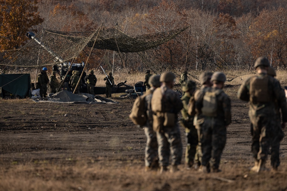 Resolute Dragon 23: JGSDF conduct FH-70 Live-Fire at Yausubetsu