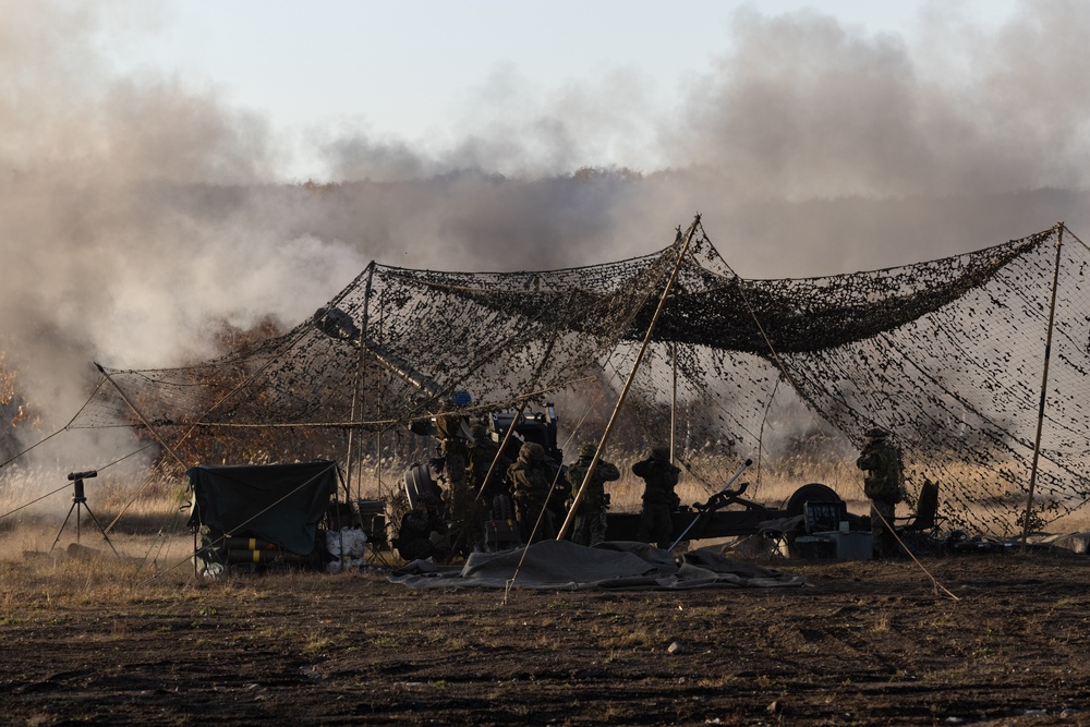 Resolute Dragon 23: JGSDF conduct FH-70 Live-Fire at Yausubetsu