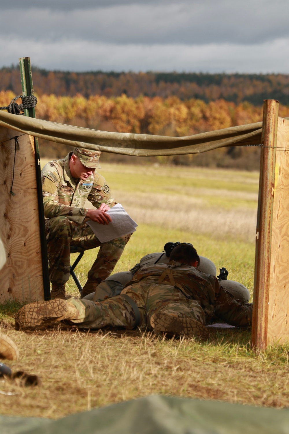 U.S. Army Soldiers Conduct E3B in the Grafenwoehr Training Area