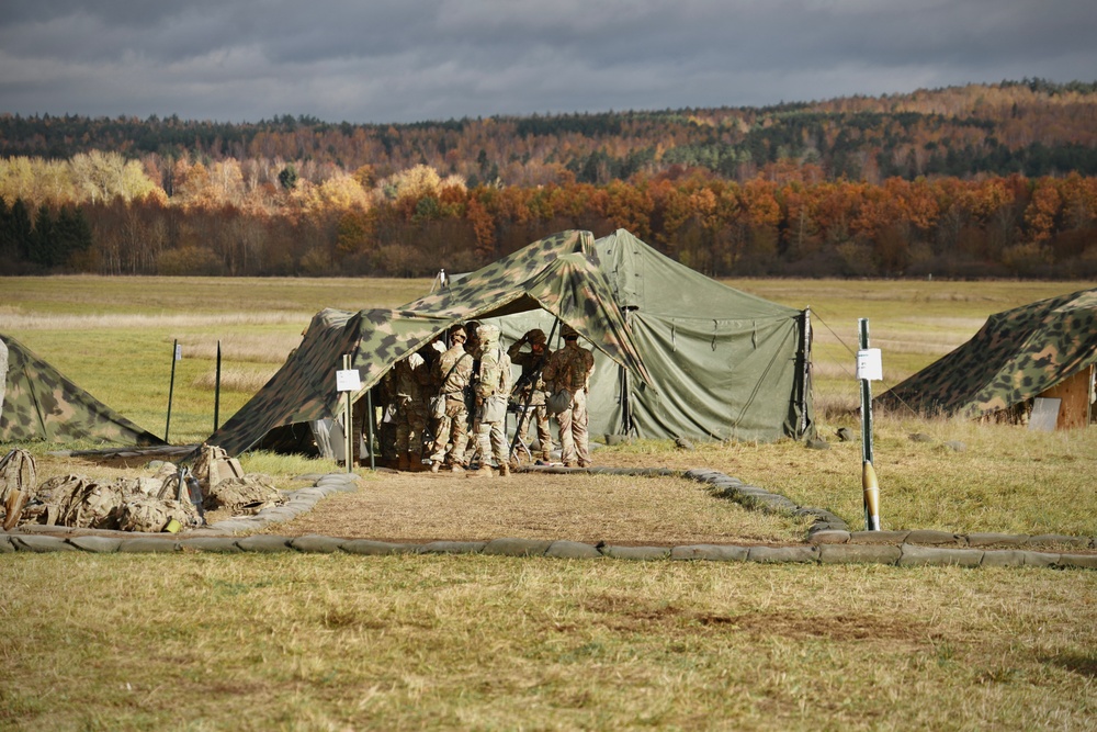 U.S. Army Soldiers Conduct E3B in the Grafenwoehr Training Area