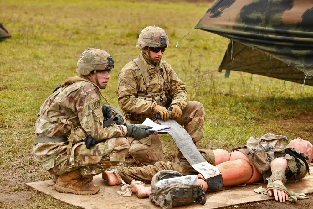 U.S. Army Soldiers Conduct E3B in the Grafenwoehr Training Area