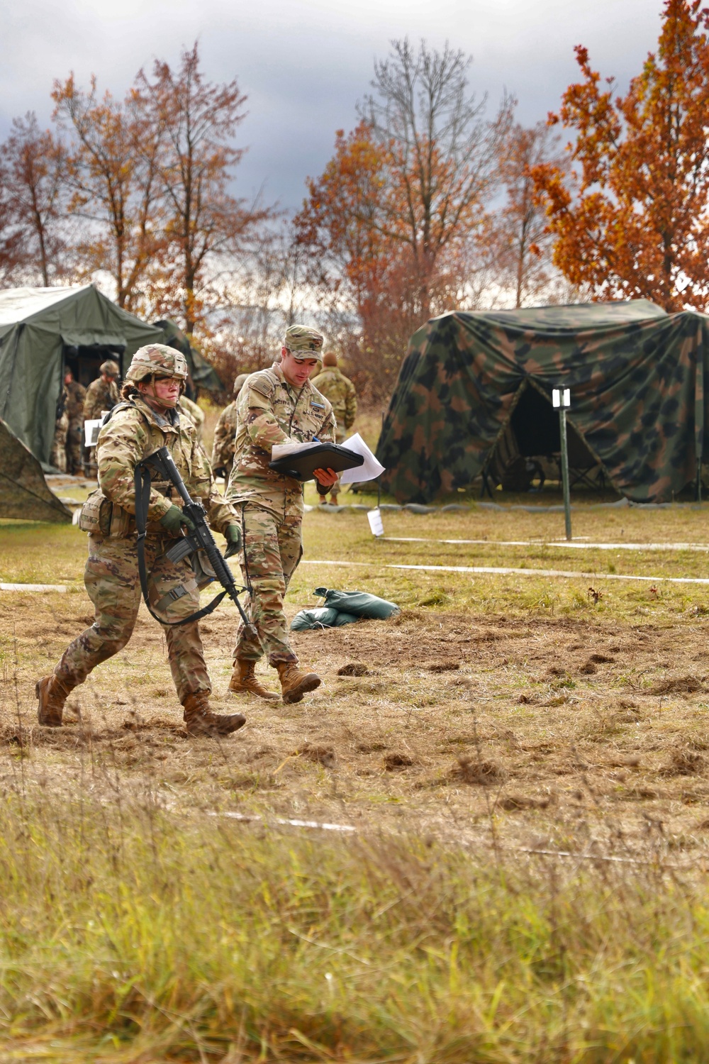 U.S. Army Soldiers Conduct E3B in the Grafenwoehr Training Area