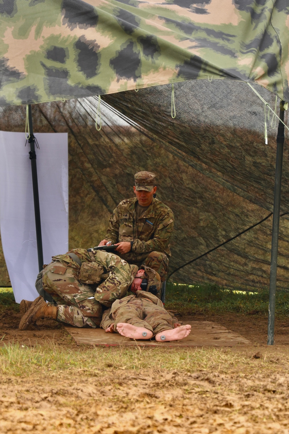 U.S. Army Soldiers Conduct E3B in the Grafenwoehr Training Area