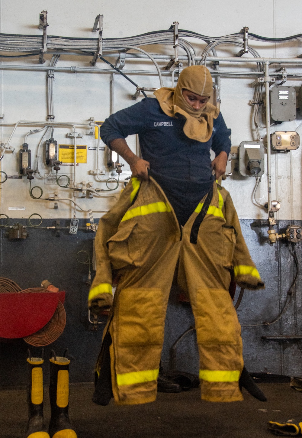 U.S. Navy Sailors participate in DC Olympics aboard USS Ronald Reagan (CVN 76)