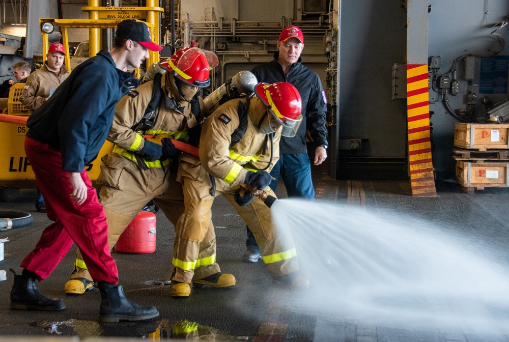 U.S. Navy Sailors participate in DC Olympics aboard USS Ronald Reagan (CVN 76)