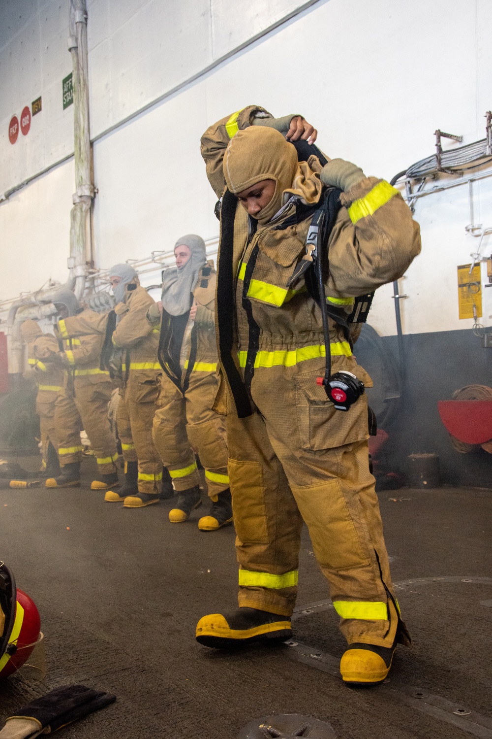 U.S. Navy Sailors participate in DC Olympics aboard USS Ronald Reagan (CVN 76)