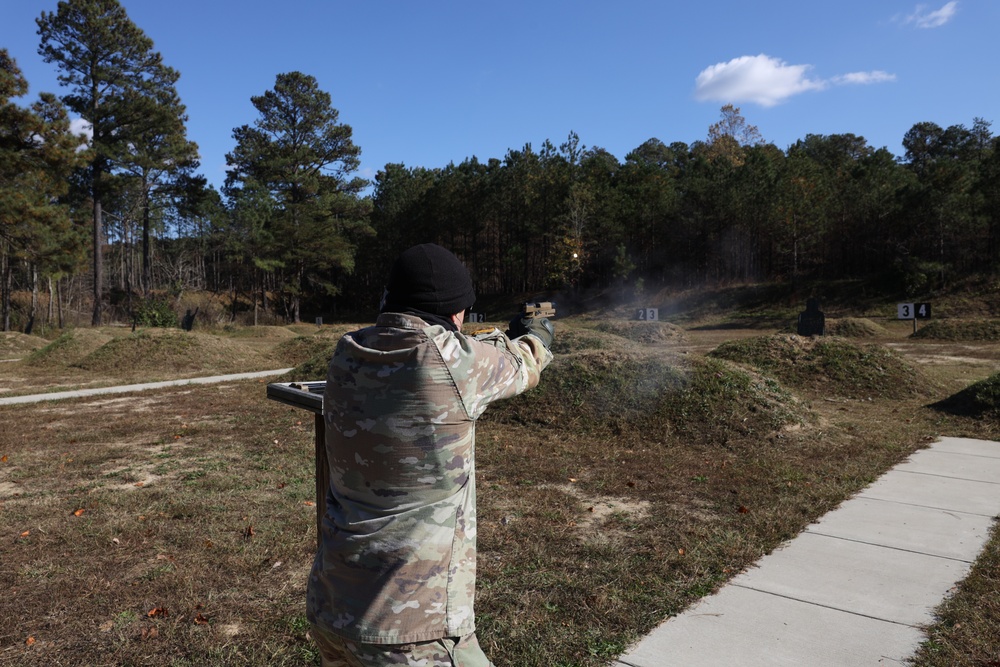 Best Squad Snapshot: Army Sgt. Tate Parmenter, Brigade NCO of the Year M17 Pistol Qualification