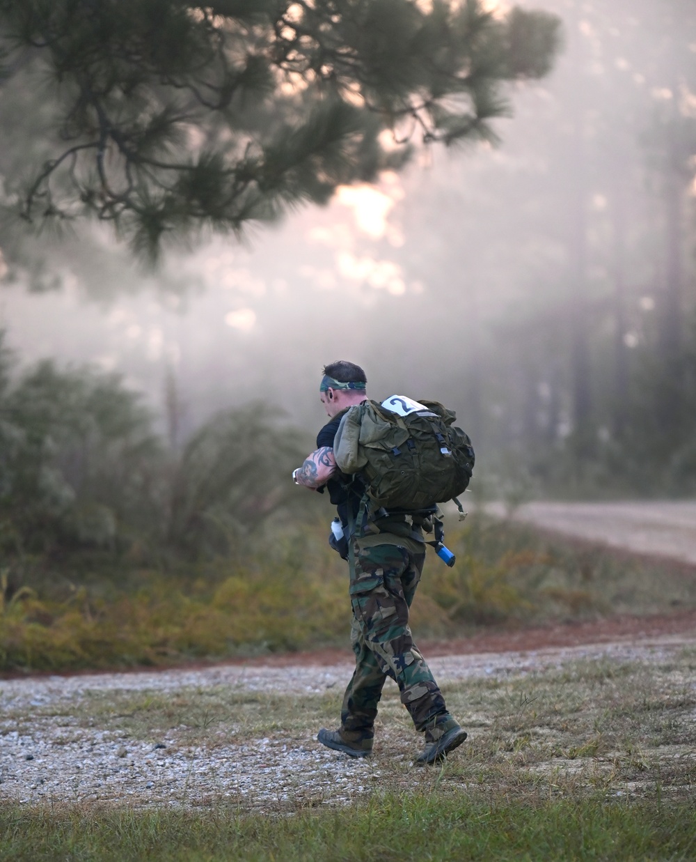 USAJFKSWCS 18-Mile Norwegian Road March