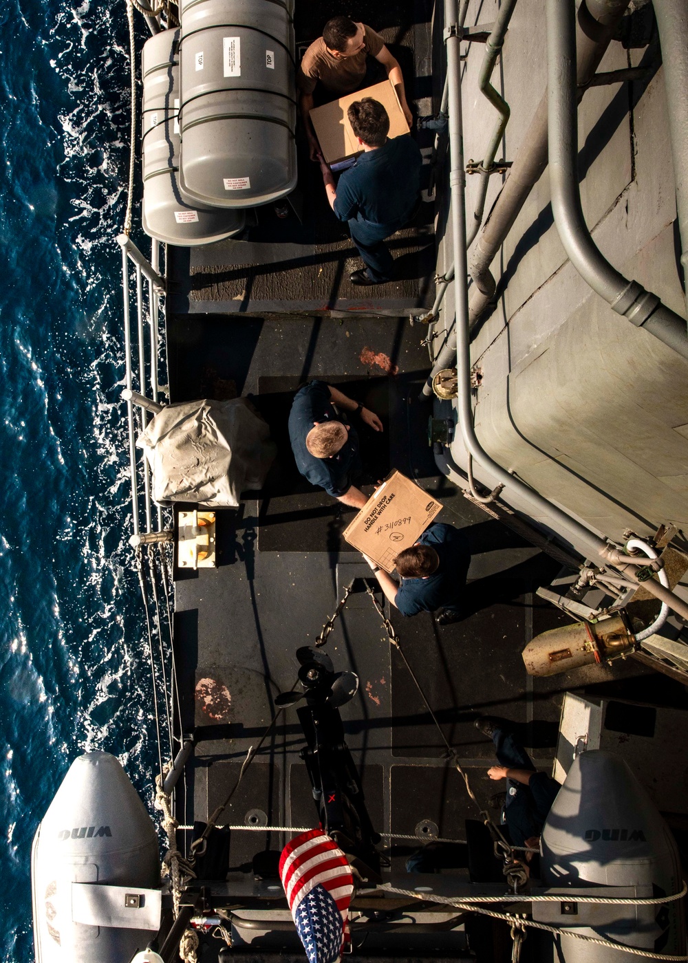 USS Philippine Sea Conducts Vertical Replenishment