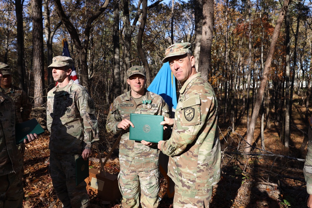 780th MI Brigade (Cyber) Best Squad Competition Sgt. Parmenter NCOY