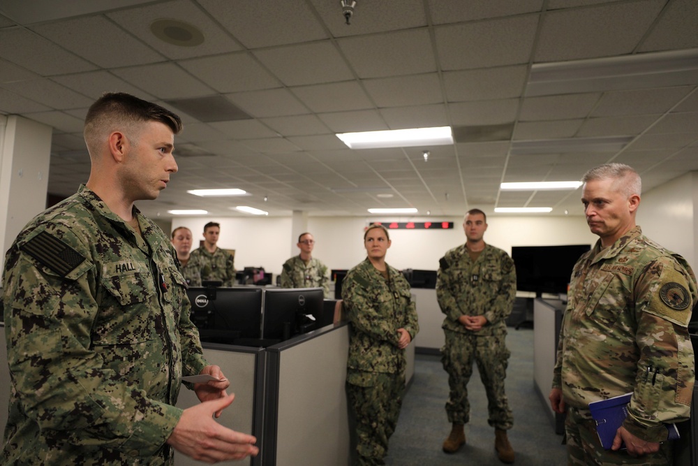 From Training to Execution - USCYBERCOM DCOM visits Three IW Commands