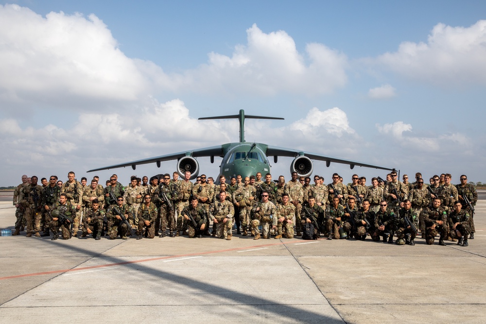 U.S. and Brazilian Soldiers Travel for Phase 3 of SV24