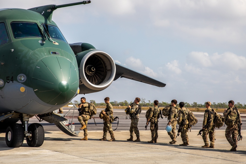 U.S. and Brazilian Soldiers Travel for Phase 3 of SV24