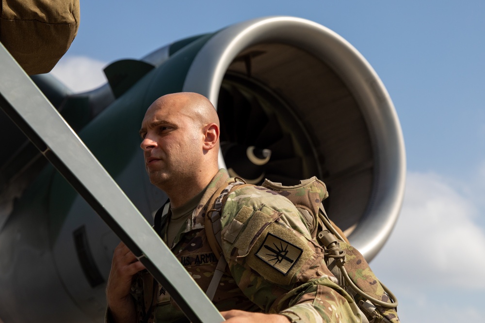 U.S. and Brazilian Soldiers Travel for Phase 3 of SV24