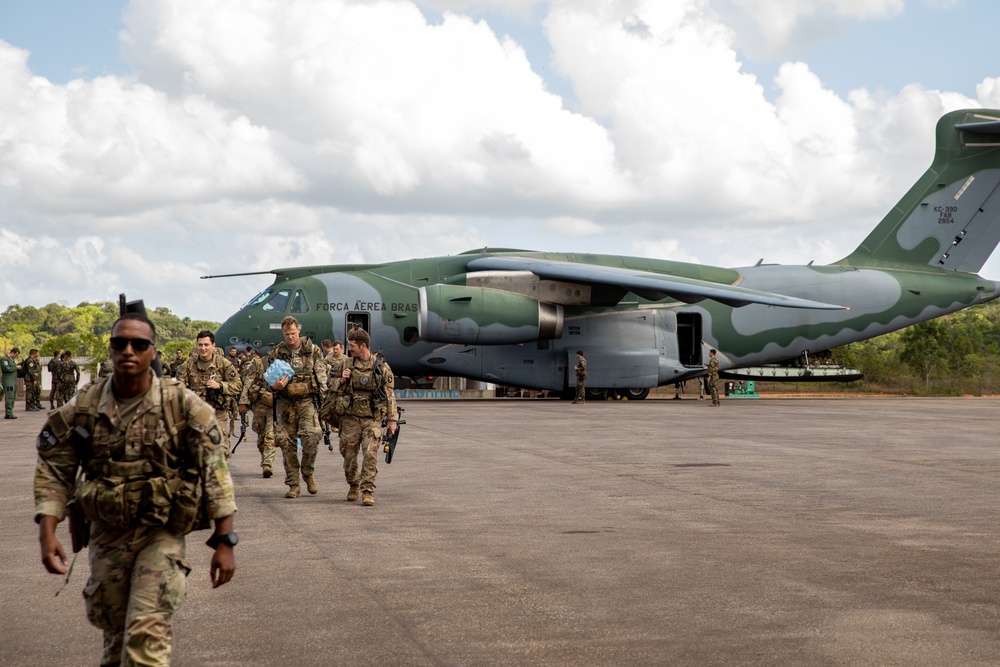 U.S. and Brazilian Soldiers Travel for Phase 3 of SV24