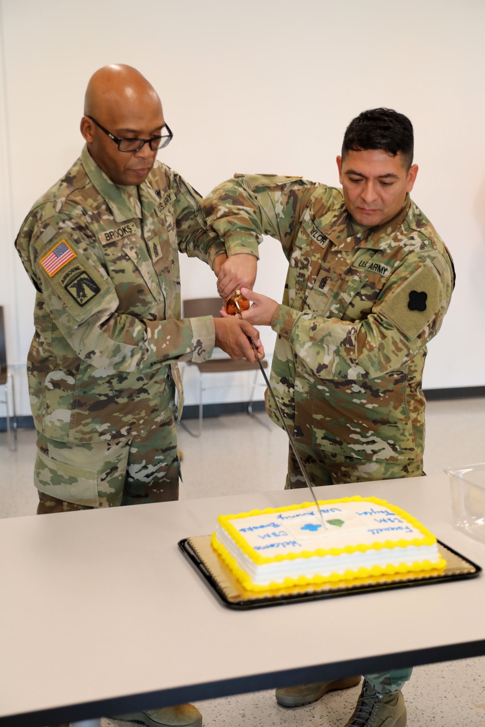 Change of Responsibility for the 318th