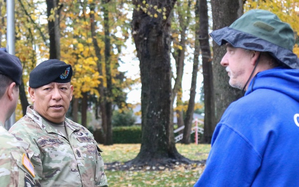 189th Infantry Brigade Command Team Participate In a Rememberance Ceremony