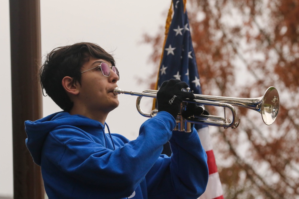 189th Infantry Brigade Command Team Participate In a Rememberance Ceremony