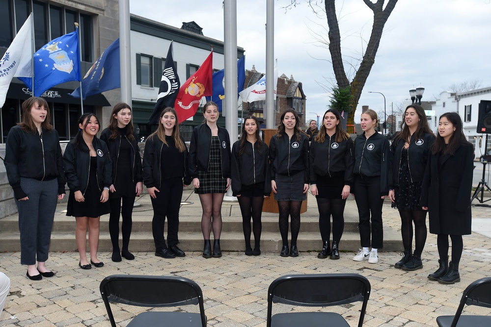 Army Reserve officer pays tribute to service members during Veteran’s Day ceremony