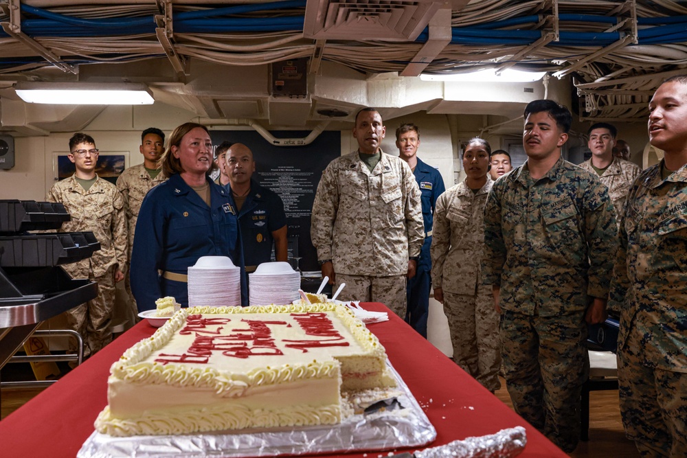 Dvids Images 15th Meu Celebrates 248th Marine Corps Birthday Aboard