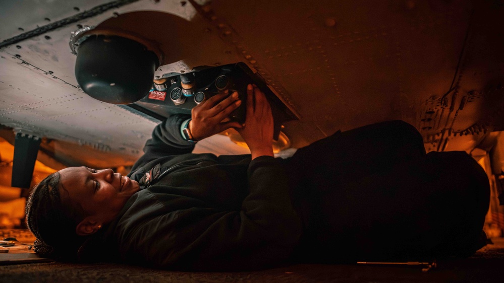 Sailor conducts maintenance aboard USS Carl Vinson