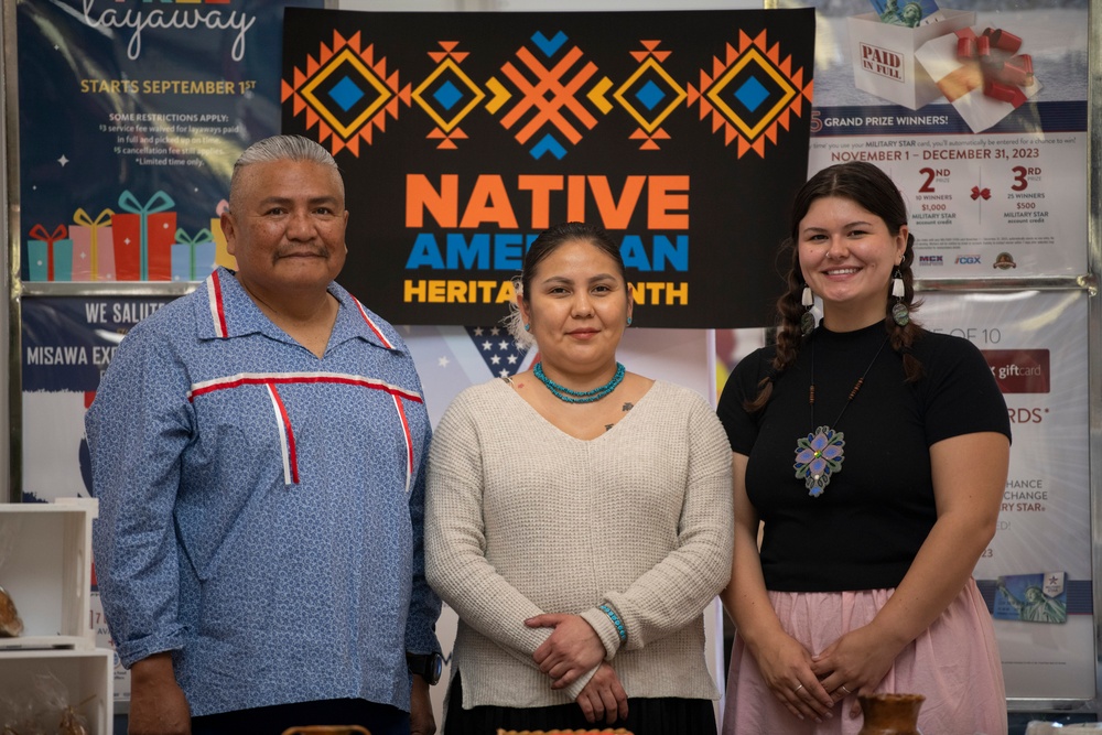 Native American Heritage Month cake cutting