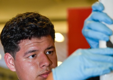 Sailors Train and Maintain aboard Boxer