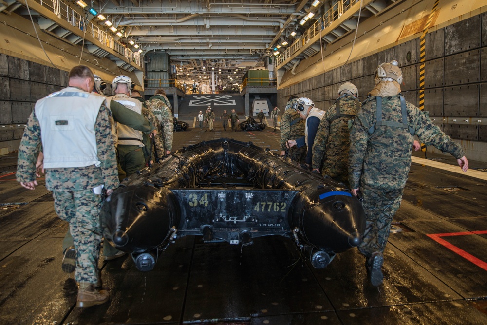 15th MEU, Royal Marines CRRC On-load