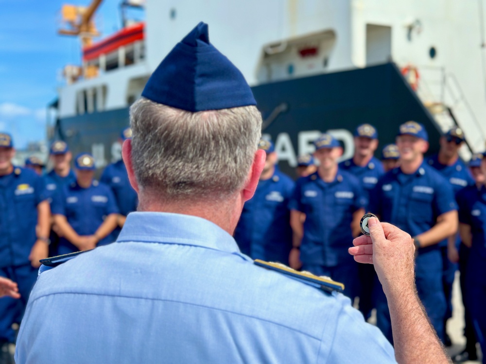 U.S. Coast Guard member recognized for giving lifesaving CPR