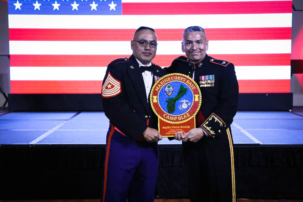 Marine Corps Base Camp Blaz hosts 248th Marine Corps Ball