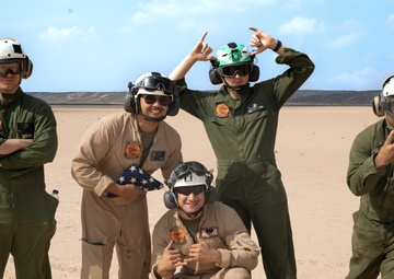 VMM-261 (REIN) Trains at Camp Lemonnier