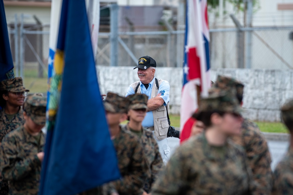 Patriots on parade at Kadena Veterans Day Parade