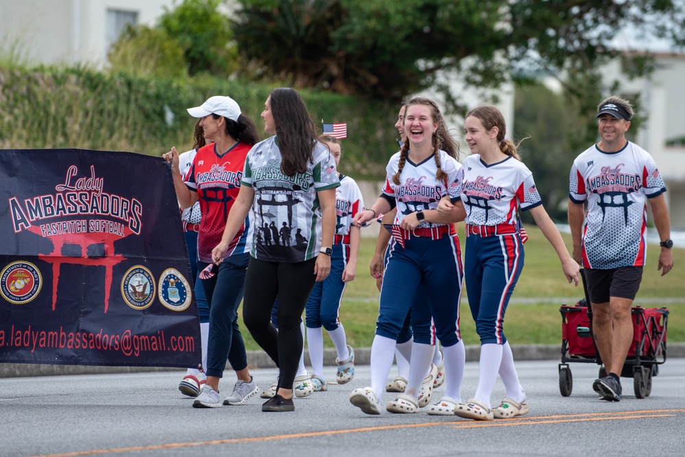 Patriots on parade at Kadena Veterans Day Parade