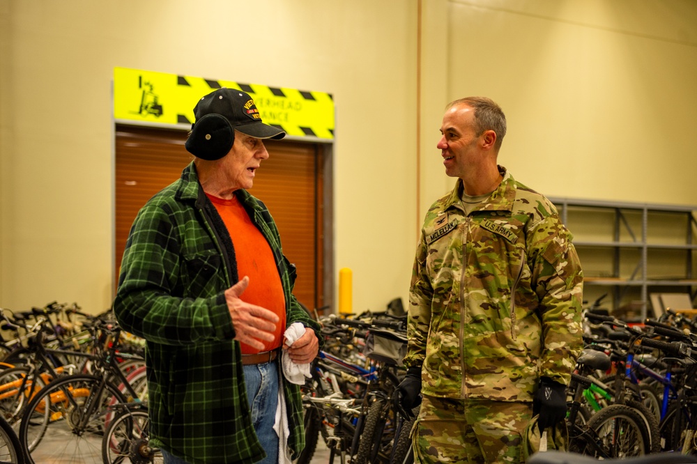 Abandoned Bicycles Find New Owners for Veterans Day