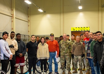 Abandoned Bicycles Find New Owners for Veterans Day