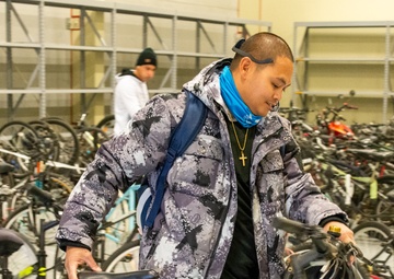 Abandoned Bicycles Find New Owners for Veterans Day